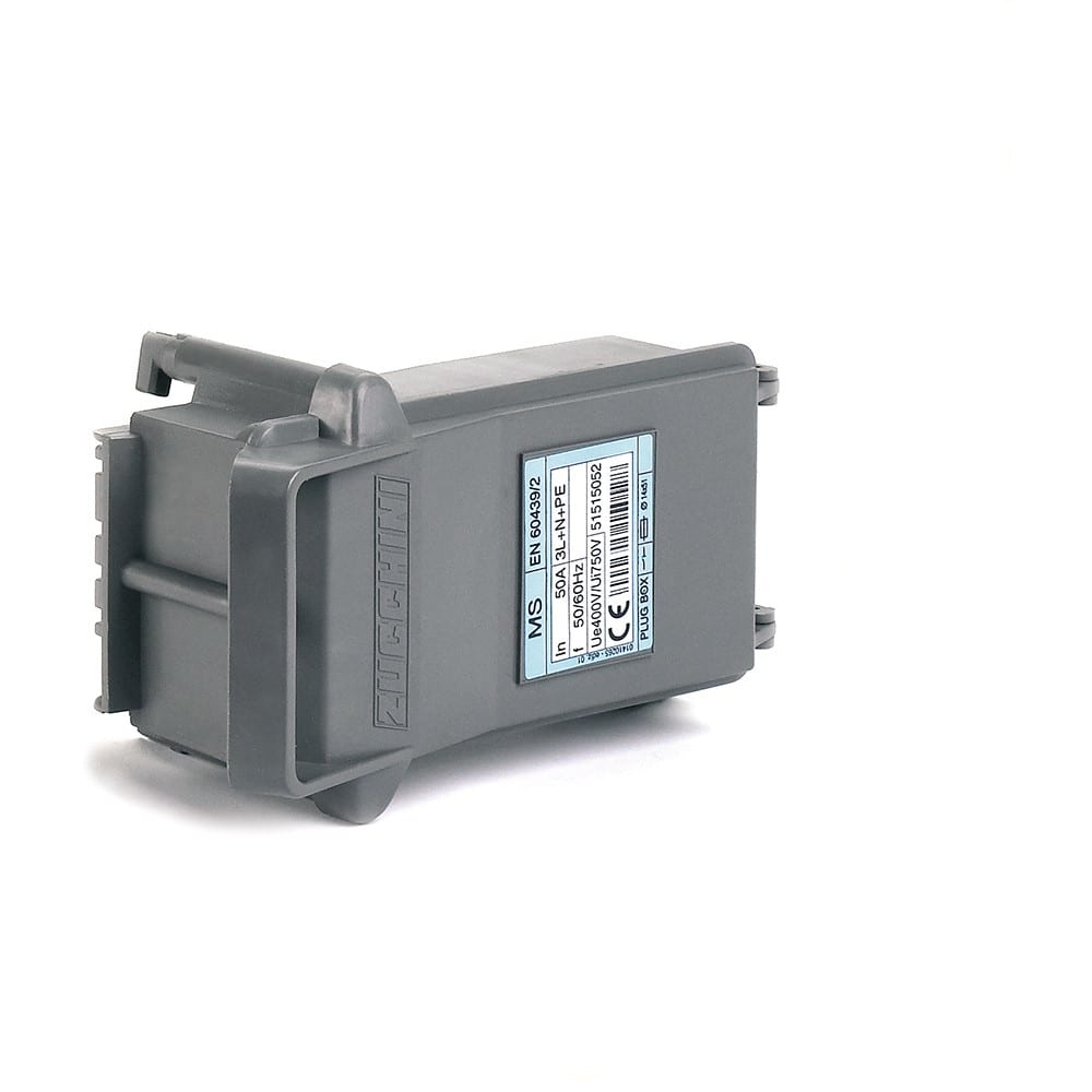Zucchini - Boîte de dérivation avec déconnexion sur couvercle pour MS - porte-fusible 14x51