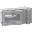 Zucchini - Boîte de dérivation - déconnexion sur couvercle pour MS - fenêtre pivotante 7mod