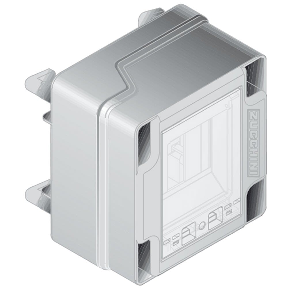Zucchini - Boîte de dérivation 32A pour mini canalisation MS - rail 4mod + jonction de couv