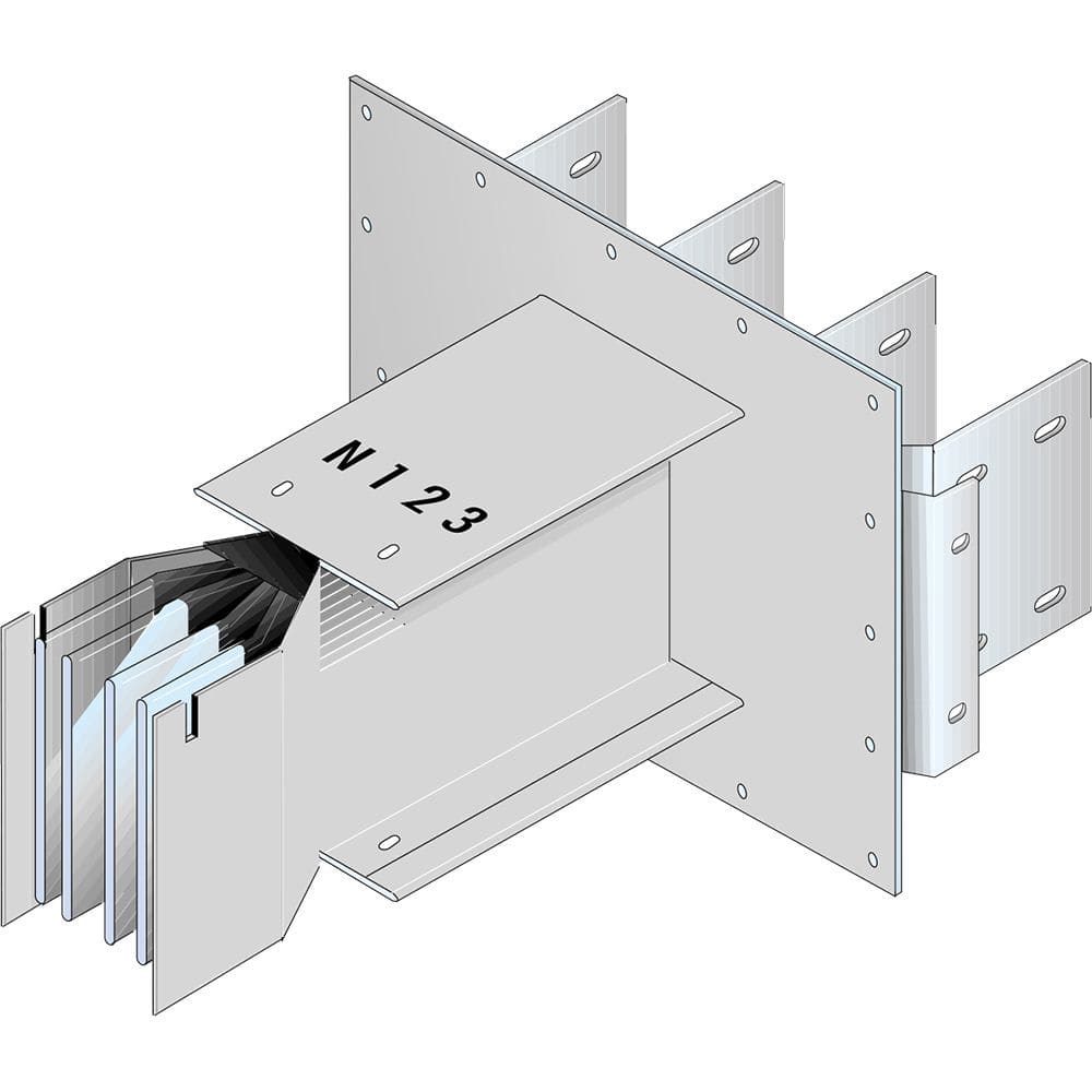 Zucchini - Arrivee canalisation electrique prefabriquee SCP et armoires XL3 - 2500A