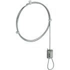 Kit (cable en acier 5m serrage auto-bloquant) canalisation d'eclairage LBplus