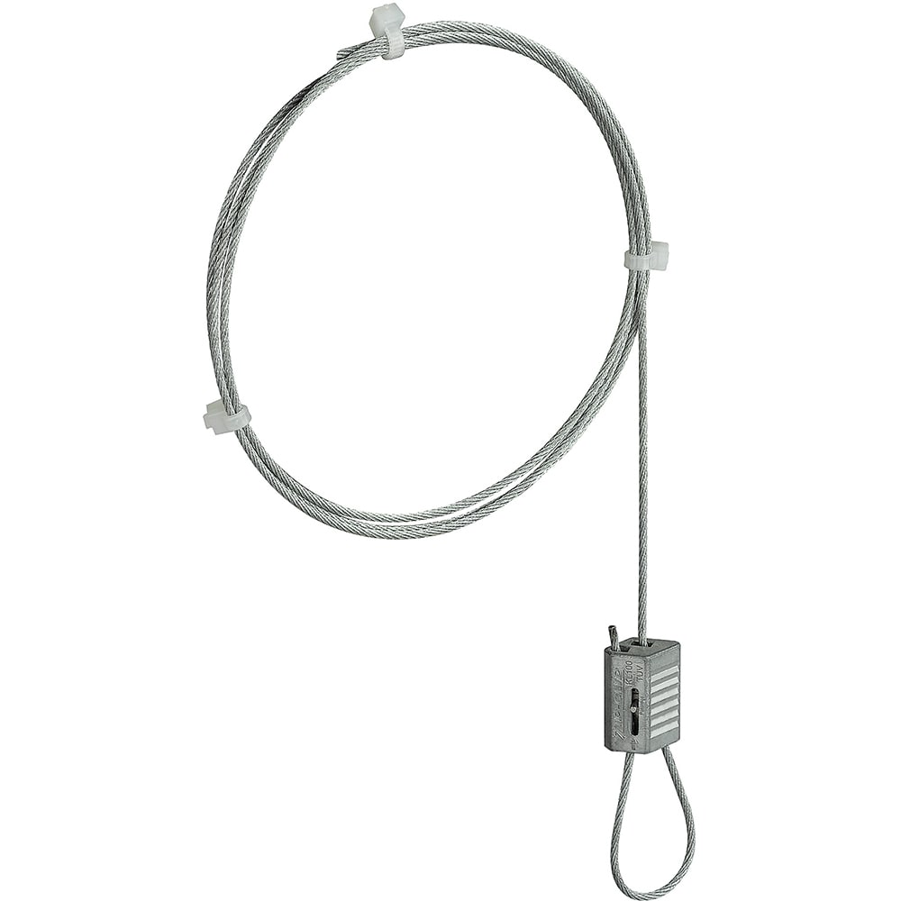 Zucchini - Kit (cable en acier 5m serrage auto-bloquant) canalisation d'eclairage LBplus