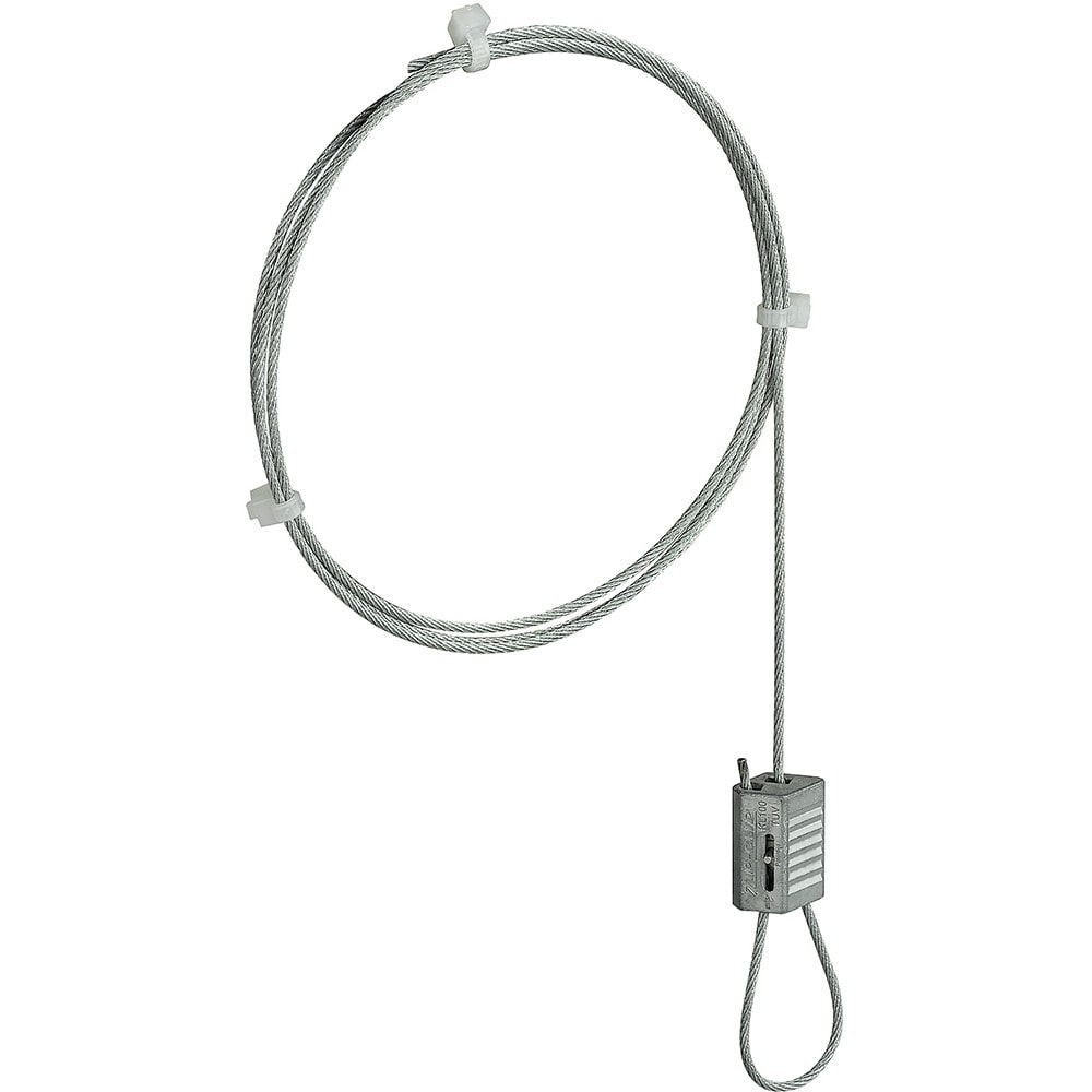 Zucchini - Kit (câble en acier 5m serrage auto-bloquant) canalisation d'éclairage LBplus
