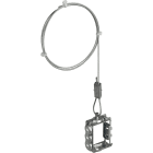 Zucchini - Kit suspension (support typeA + câble 3m) canalisation d'éclairage LBplus