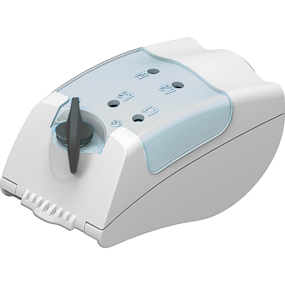 Zucchini - Connecteur sélection phase 16A + porte-fusible 8,5x31,5 pour canalisation LBplus