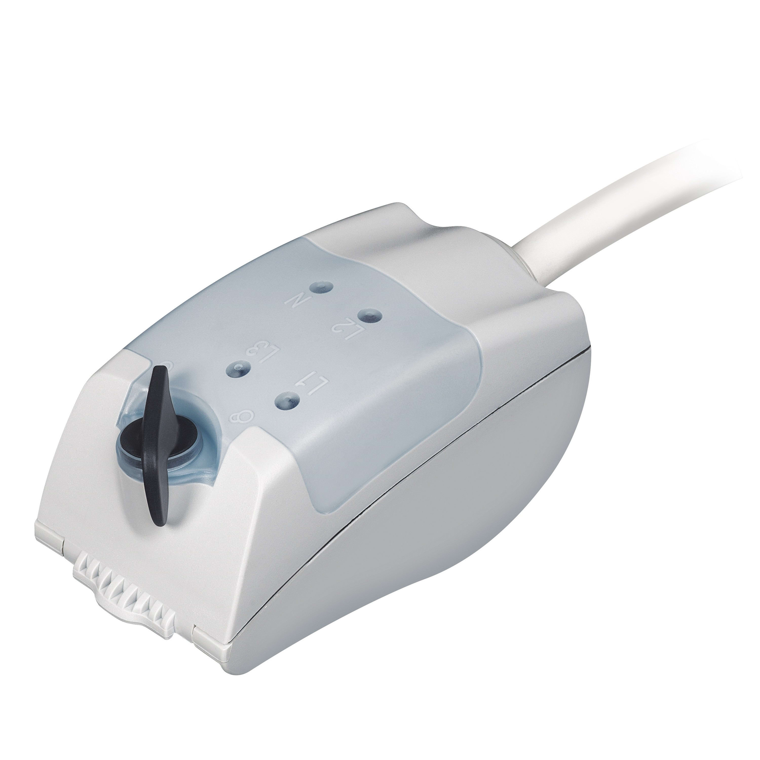 Zucchini - Connecteur LBplus sélection phase 16A , porte-fusible 8,5x31,5 + câble H05VVF 3m