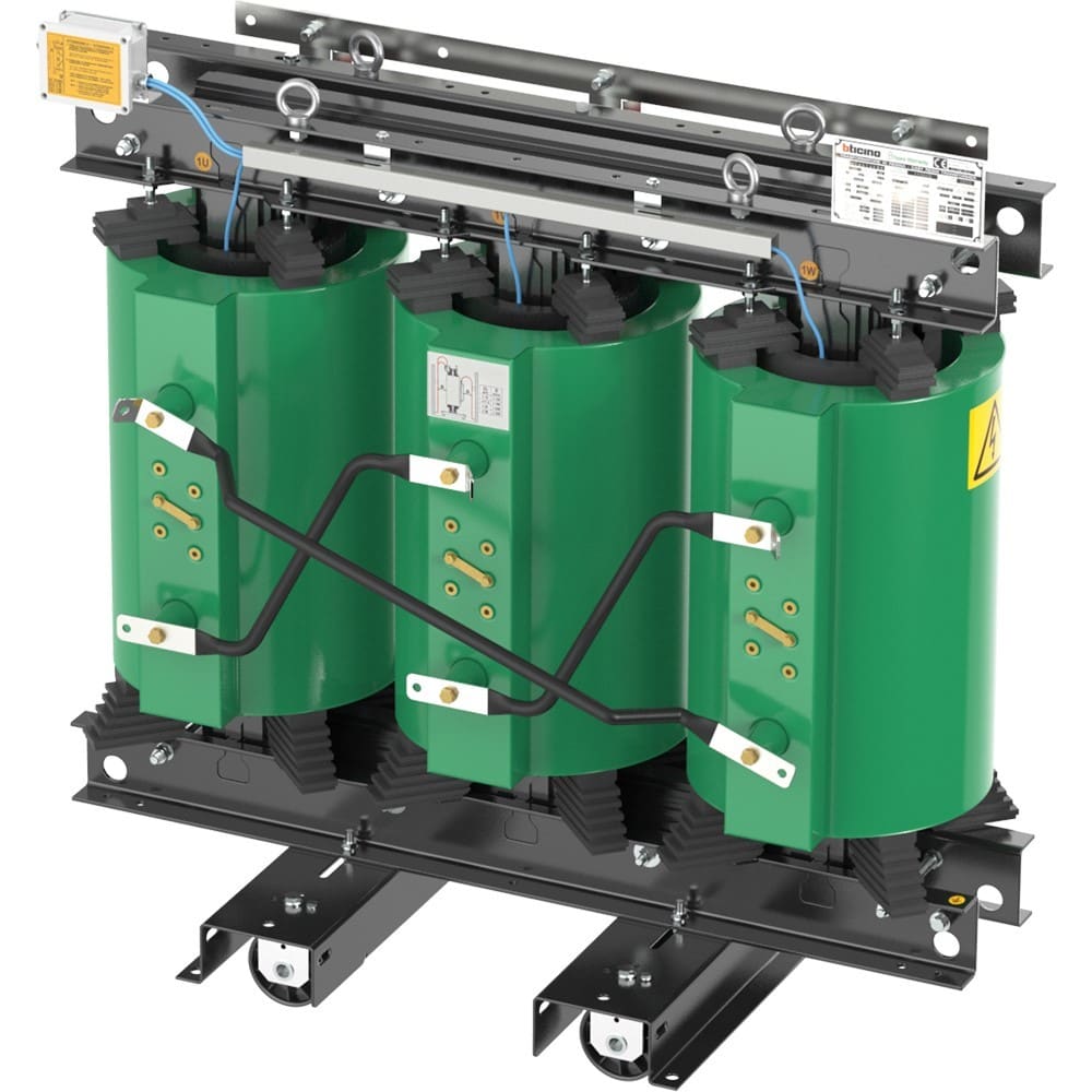 Zucchini - Transformateur HTA/BT AAoAk - 100kVA - 880Kg - prim.20kV alu - 1350x750x1320mm