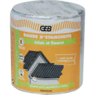 GEB - BANDE D'ETANCHEITE couleur aluminium  rouleau 150 mm x 10 m sous film