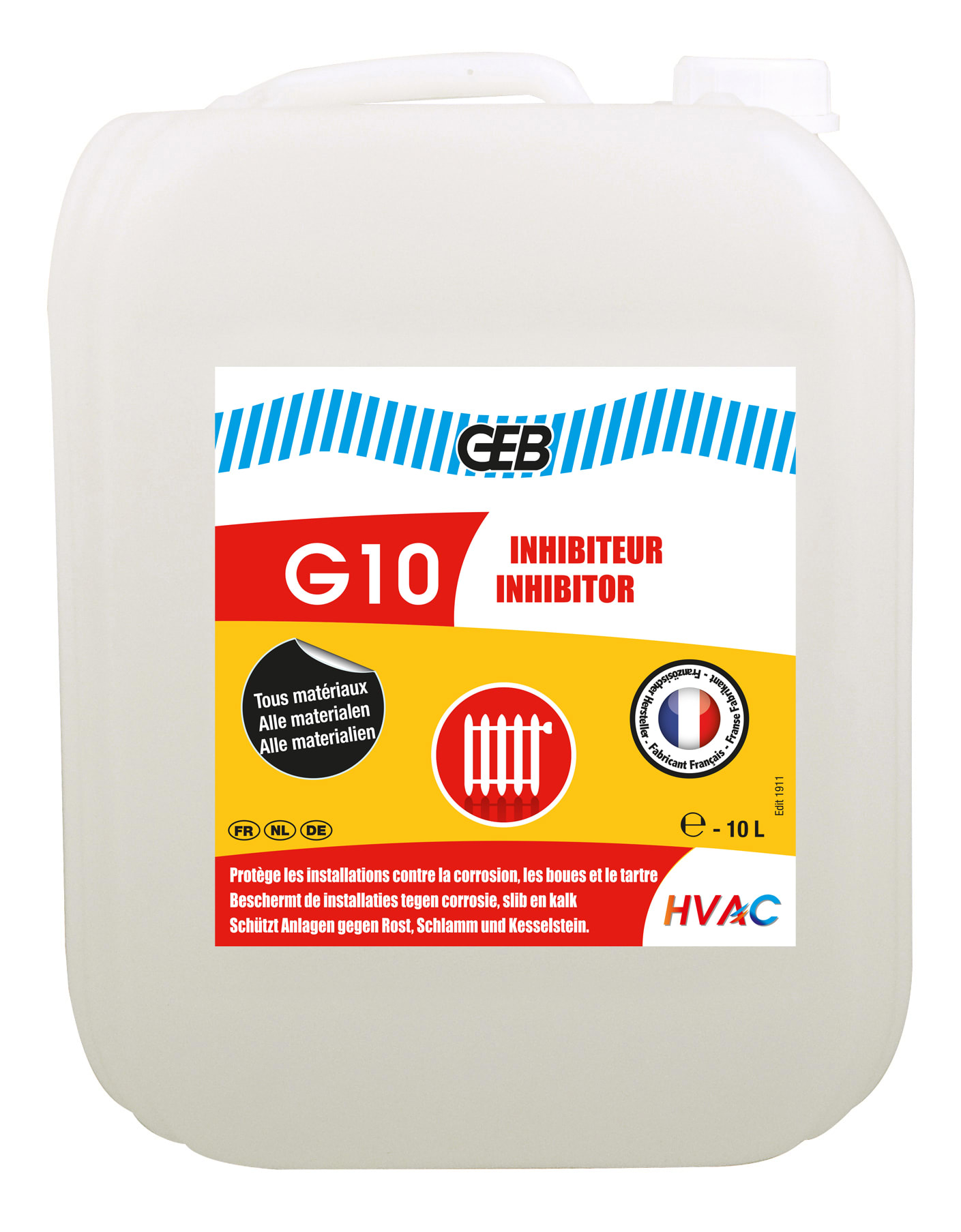 GEB - G10 INHIBITEUR bidon 10 litres