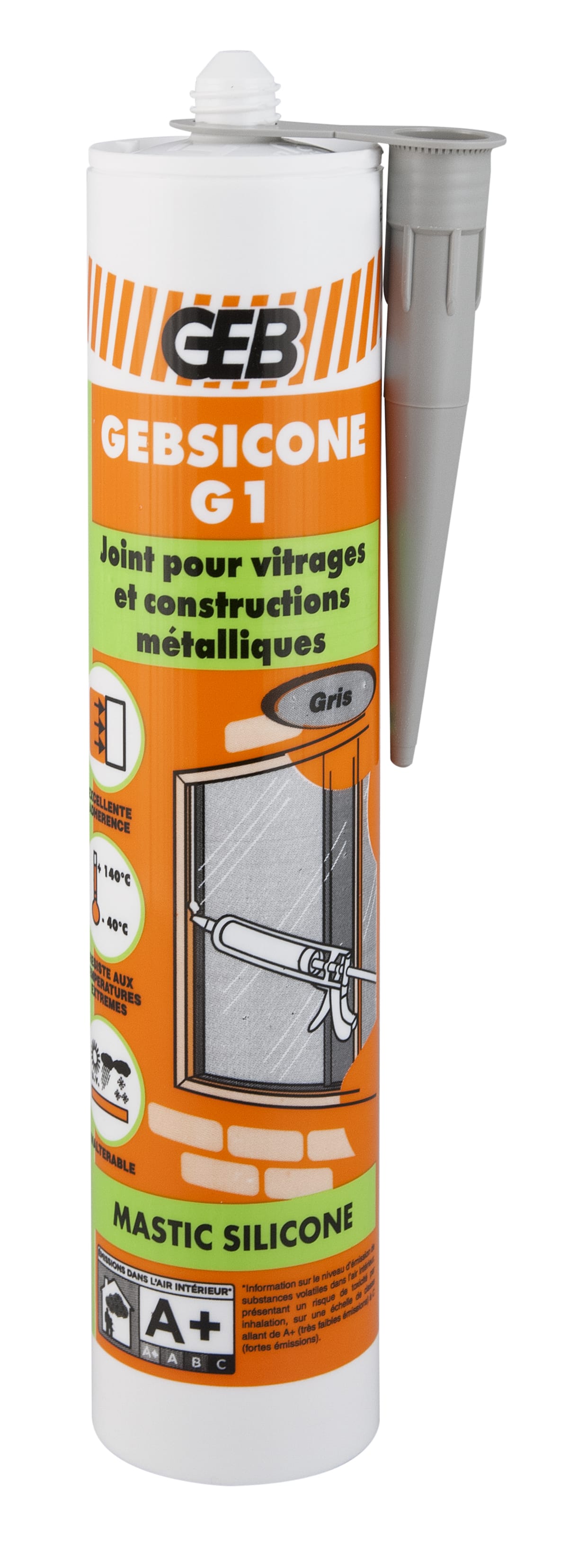 GEB - GEBSICONE G1 cartouche 310 ml gris