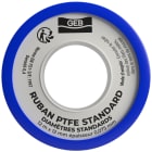 GEB - RUBAN PTFE STANDARD 12mm x 12 m x 0,075 mm en vrac