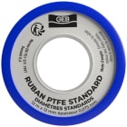 GEB - RUBAN PTFE STANDARD 12mm x 12 m x 0,075 mm en pack de 10