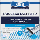 GEB - ROULEAU ATELIER WATERPROOF Rouleau 38 mm x 25 m boîte dévidoir Grain 100 Qual