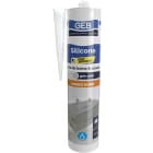 GEB - SILICONE TOUS SUPPORTS pour surfaces synthétiques et émaillées cartouche 280 ml