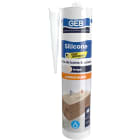 GEB - SILICONE TOUS SUPPORTS pour surfaces synthétiques et émaillées cartouche 280 ml