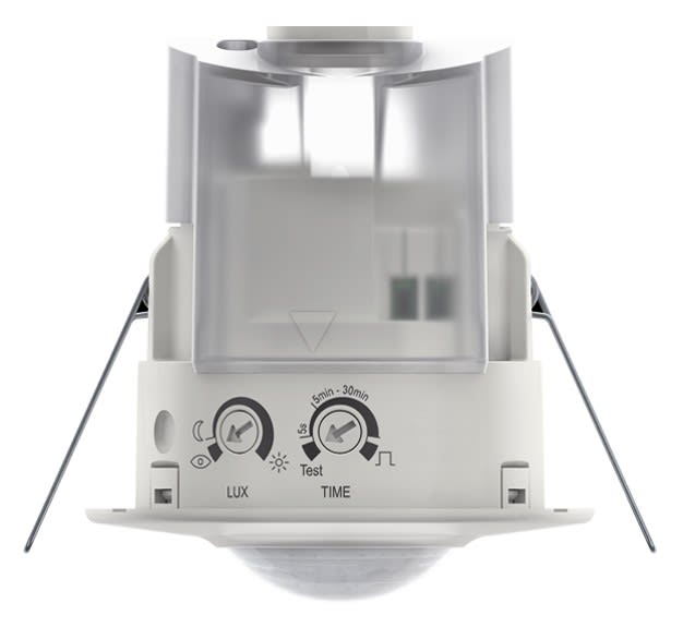 Theben - Détecteur mouvement compact encastré plafond 360° blanc 1c IP 44