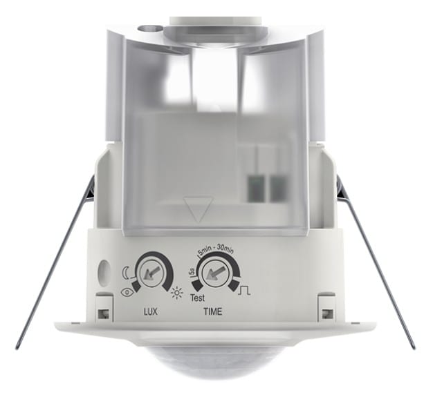 Theben - Détecteur mouvement compact encastré plafond 360° blanc 1c IP 44