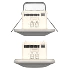 Theben - Détecteur présence encastré plafond 360° blanc 2 contacts