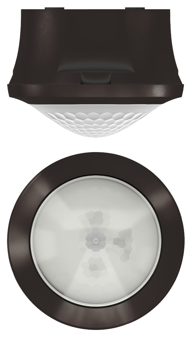 Theben - Détecteur mouvement saillie plafond 360° noir 2c