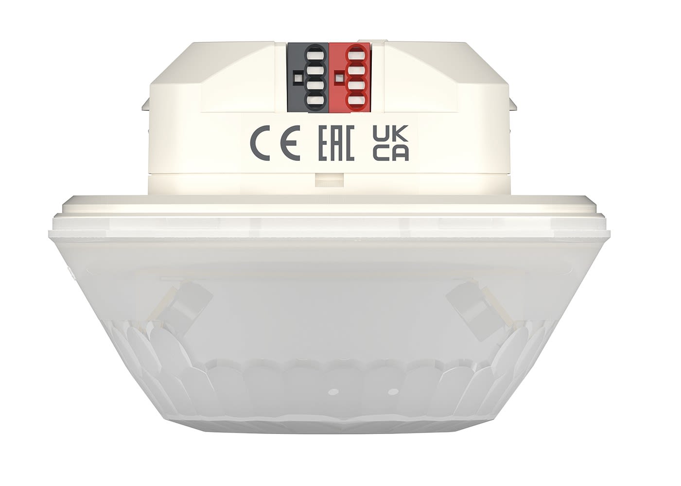 Theben - Détecteur présence blanc encastré 360° KNX spécial couloir