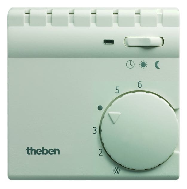 Theben - Thermostat d'ambiance  inverseur + commutateur été hiver + voyant