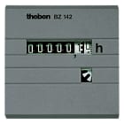 Theben - Compteur horaire 230V, façade 48x48 mm avec socle pour montage rail DIN
