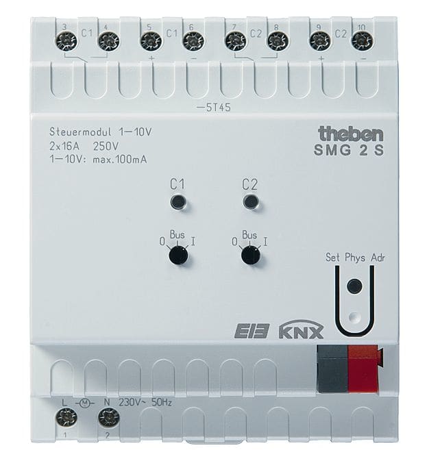 Theben - Module variateur SMG 2 S 2 canaux 1-10v KNX