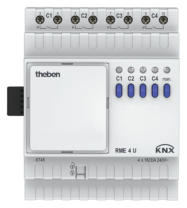 Theben - Module extension Actionneur commutation 4c + fonc logiques RME 4 U KNX