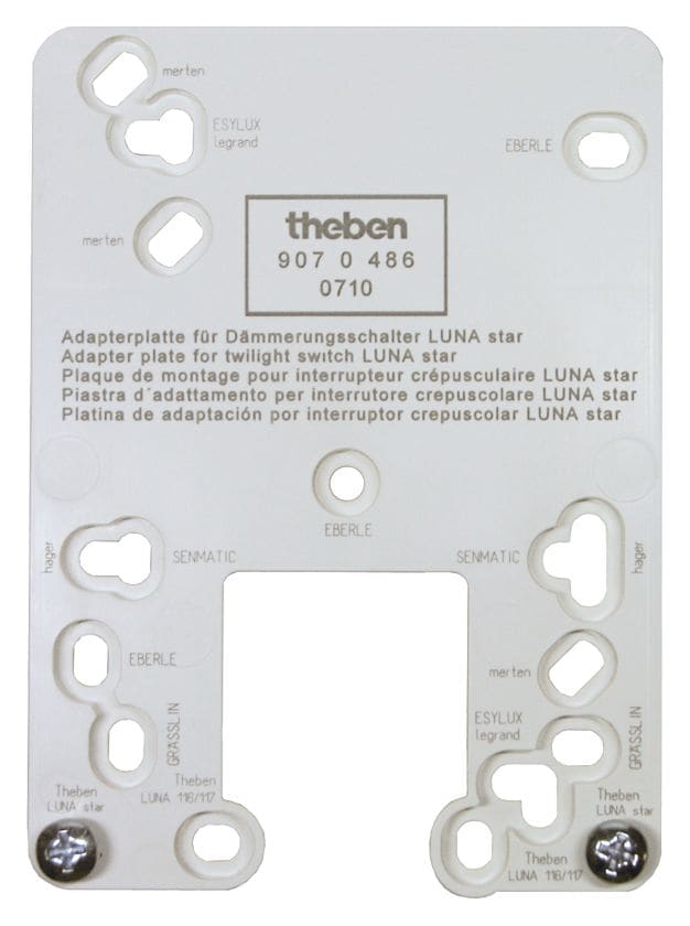 Theben - Plaque de fixation universelle pour LUNASTAR