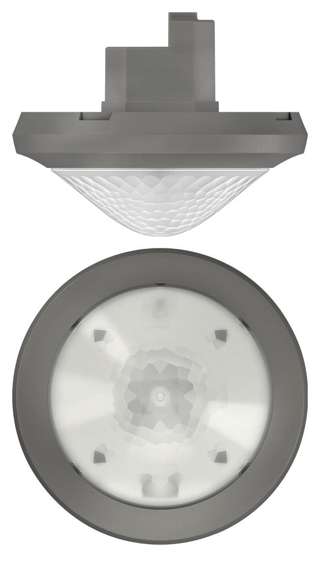 Theben - Détecteur mouvement encastré plafond KNX 360° gris 2c