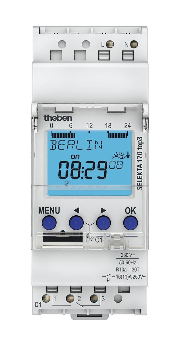 Theben - Horloge astronomique 1c 35 mm compatible Obelisk top 3 Bluetooth