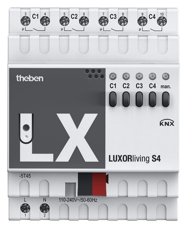 Theben - Module actionneur de commutation 4 circuits