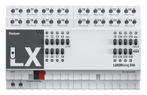 Theben - Module actionneur de commutation 16 circuits