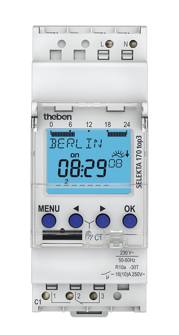 Theben - Horloge astronomique 1c 35 mm compatible Obelisk top 3 Bluetooth