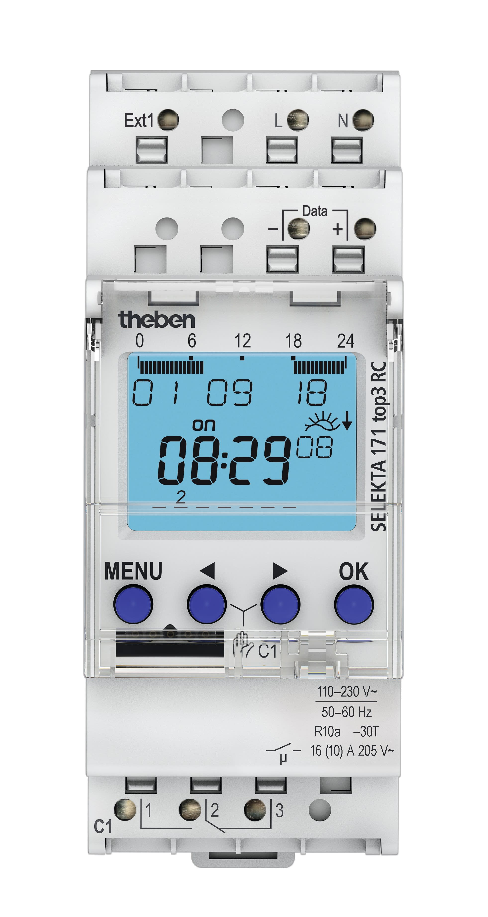 Theben - Horloge astronomique 24h/7jrs radiosynchro