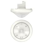 Theben - Détecteur présence blanc encastré plafond 360° 2 circuits spécial couloir