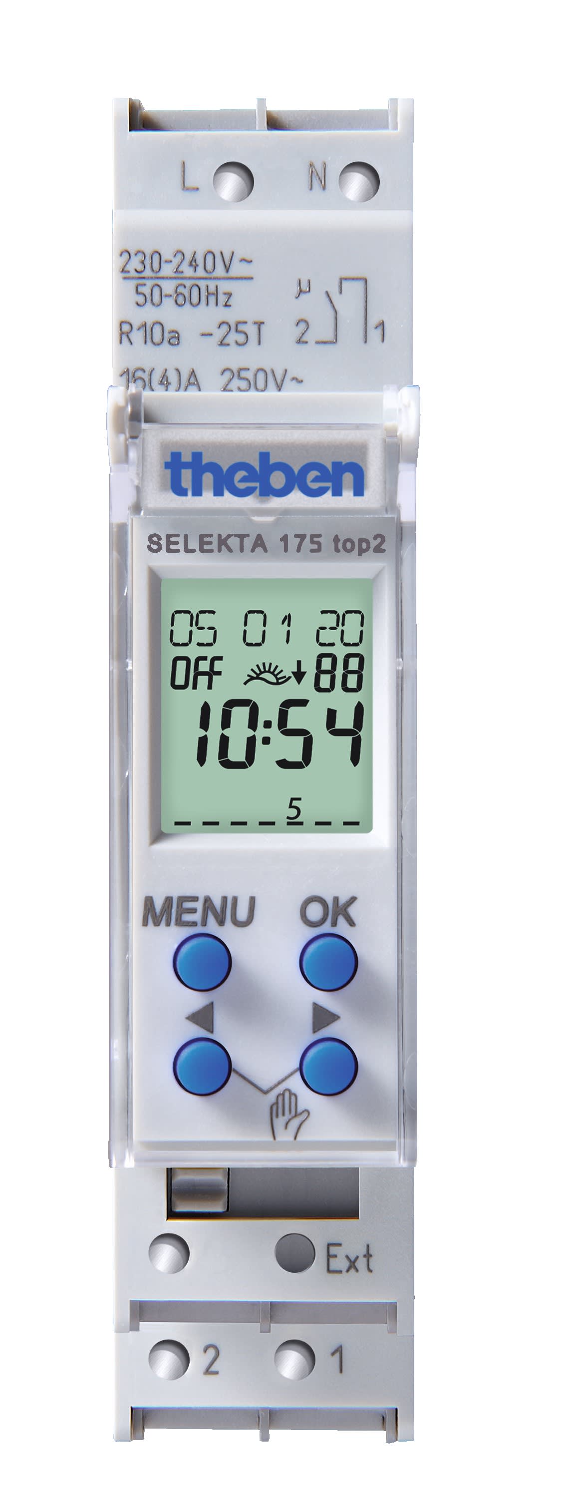 Theben - Horloge astronomique modulaire 1c 1 module 17.5mm