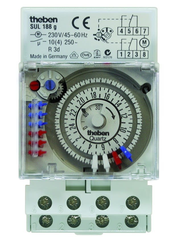 Theben - Horloge journalière mécanique avec réserve de marche 2 c s inv