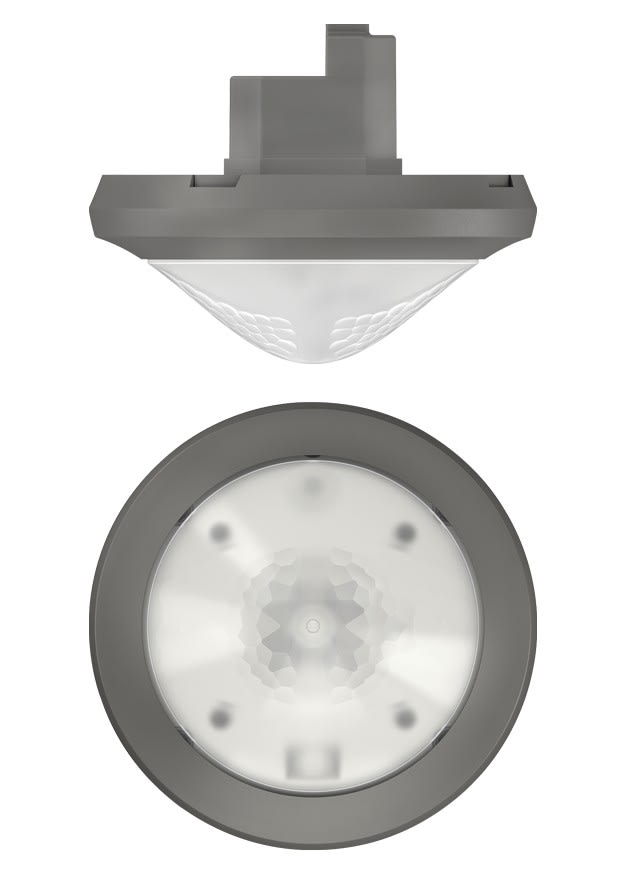 Theben - Détecteur présence esclave encastré 360° 2 c couloir gris