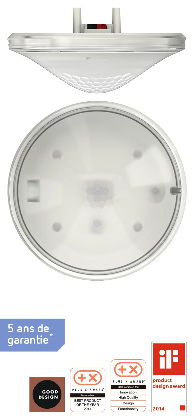 Theben - Détecteur présence 4c thePrema S KNX 360° blanc