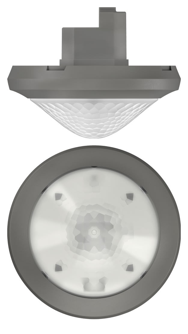 Theben - Détecteur présence gris encastré plafond 360° 1 circuit