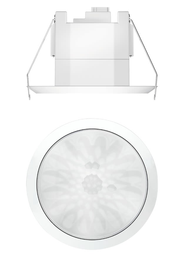 Theben - Détecteur présence encastré plafond theRonda S 360° blanc KNX IP 54