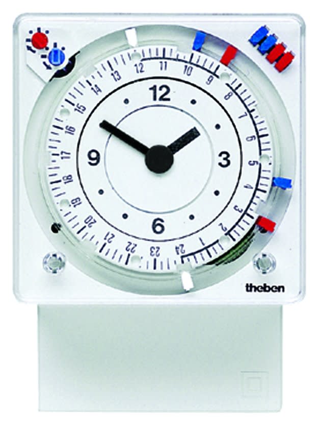 Theben - Horloge hebdomadaire mécanique avec reserve de marche  72 72 24h 7j 2 c  inv