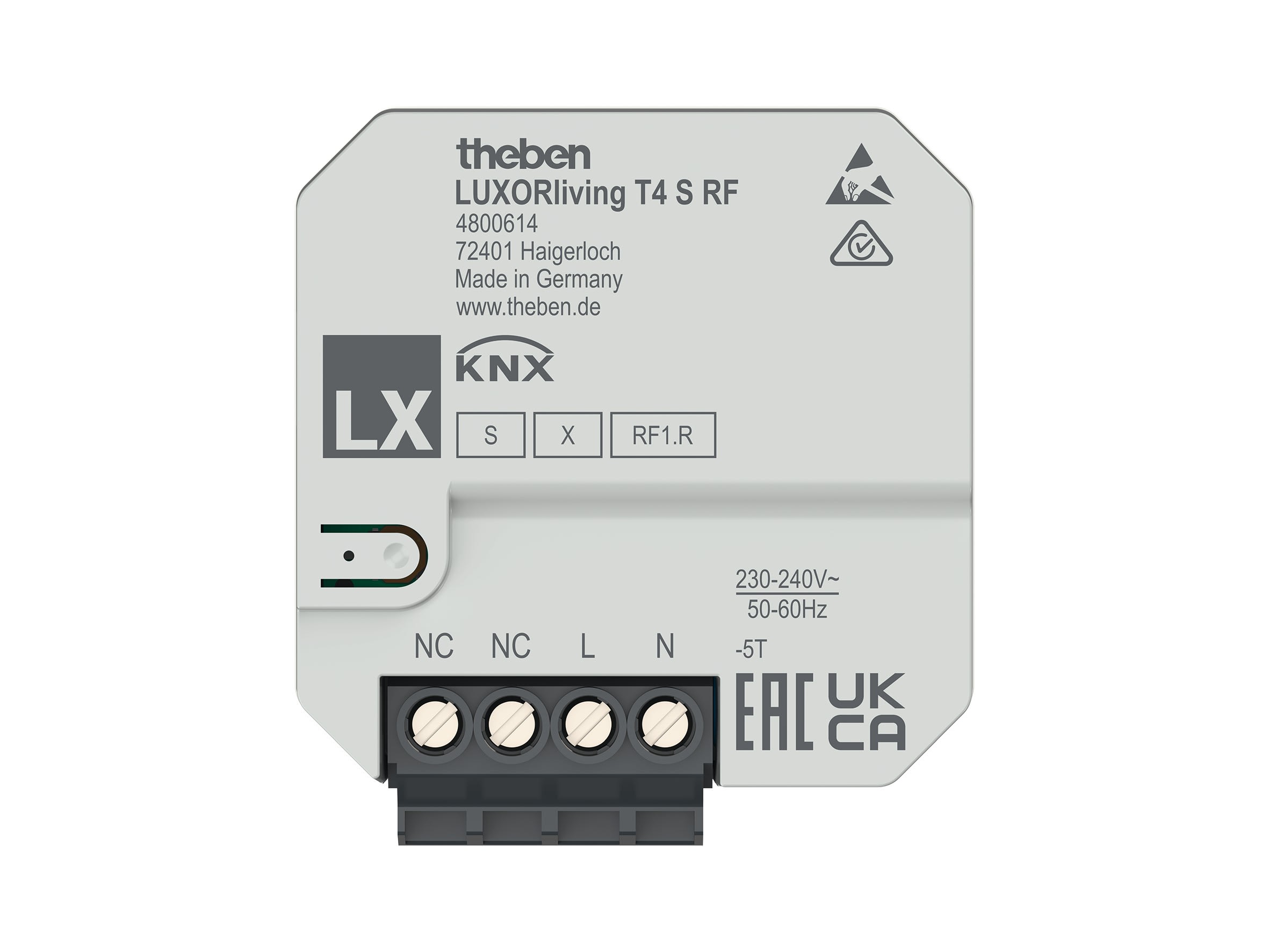 Theben - Interface radio 4 canaux pour boutons poussoirs