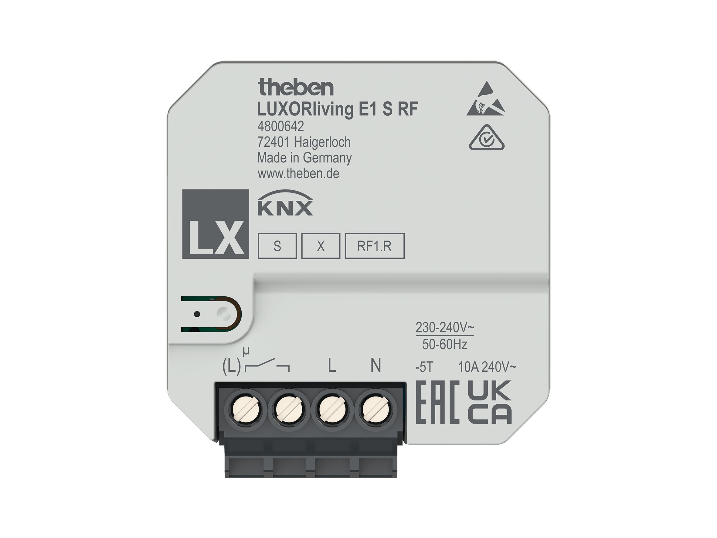 Theben - Actionneur RF chauffage encastré