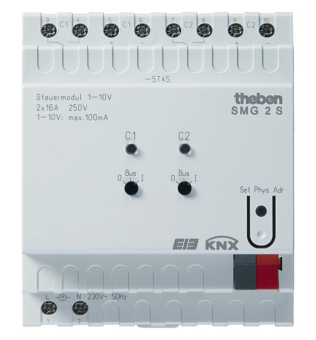 Theben - Module variateur SMG 2 S 2c 1-10v KNX