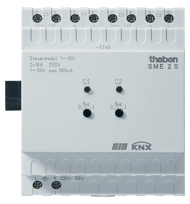Theben - Extension variateur SME 2S 2c 1-10v KNX
