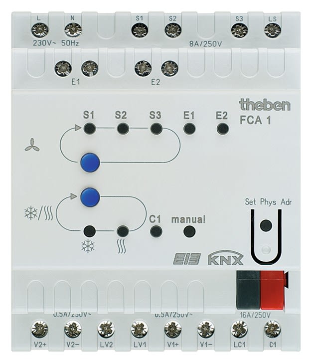 Theben - Actionneur ventilo-convecteur FCA 1 KNX