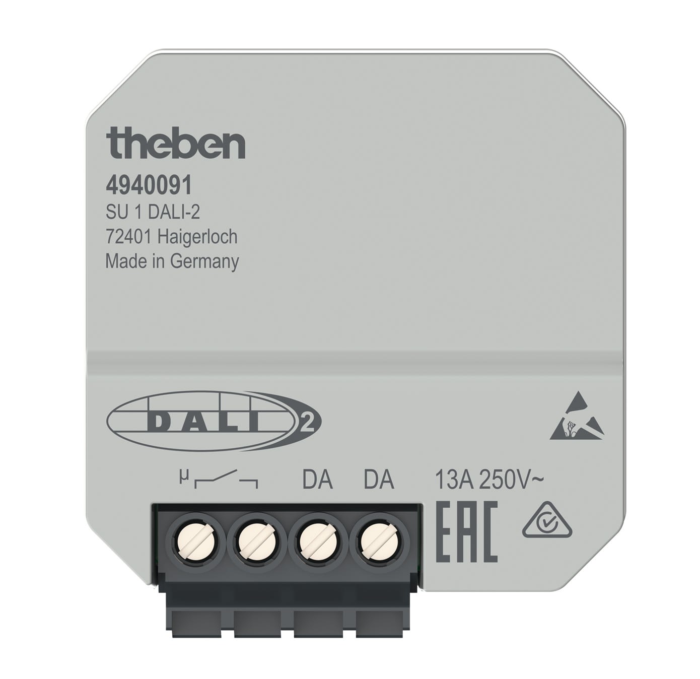 Theben - Actionneur de commutation encastré DALI 2. 1 circuit