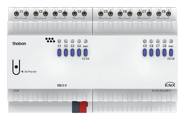 Theben - Actionneur de commutation 8 canaux haute performance